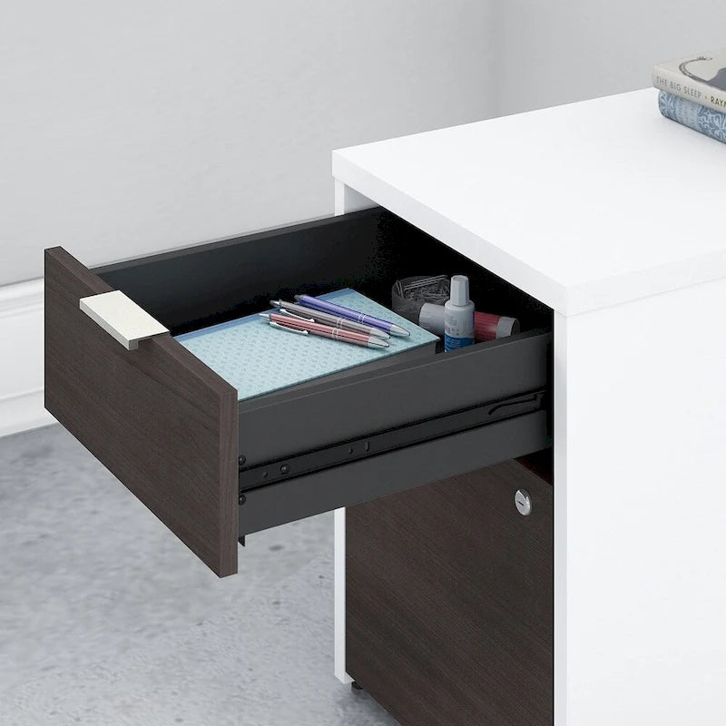 2-Schubladen-Aktenschrank mit Schloss