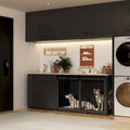 Aufbewahrungs-Sideboard mit Tierhaus in Schwarz oder Weiß