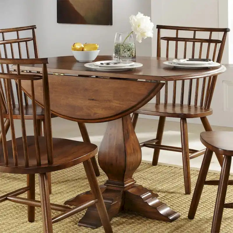 The Gray Barn Creations Multi Round Drop Leaf Table