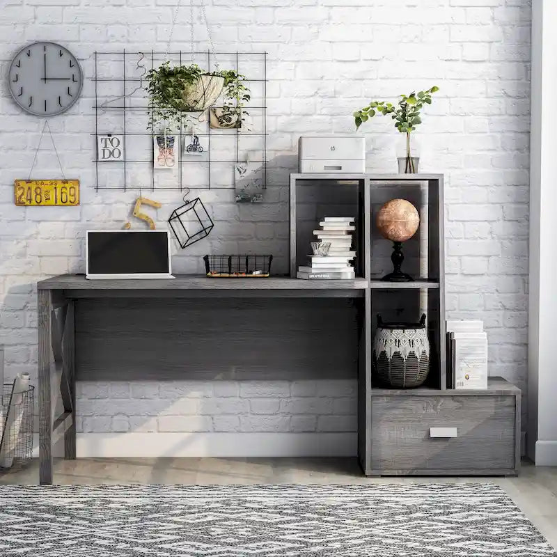 Moderner 70-Zoll-Computertisch mit USB-Anschluss