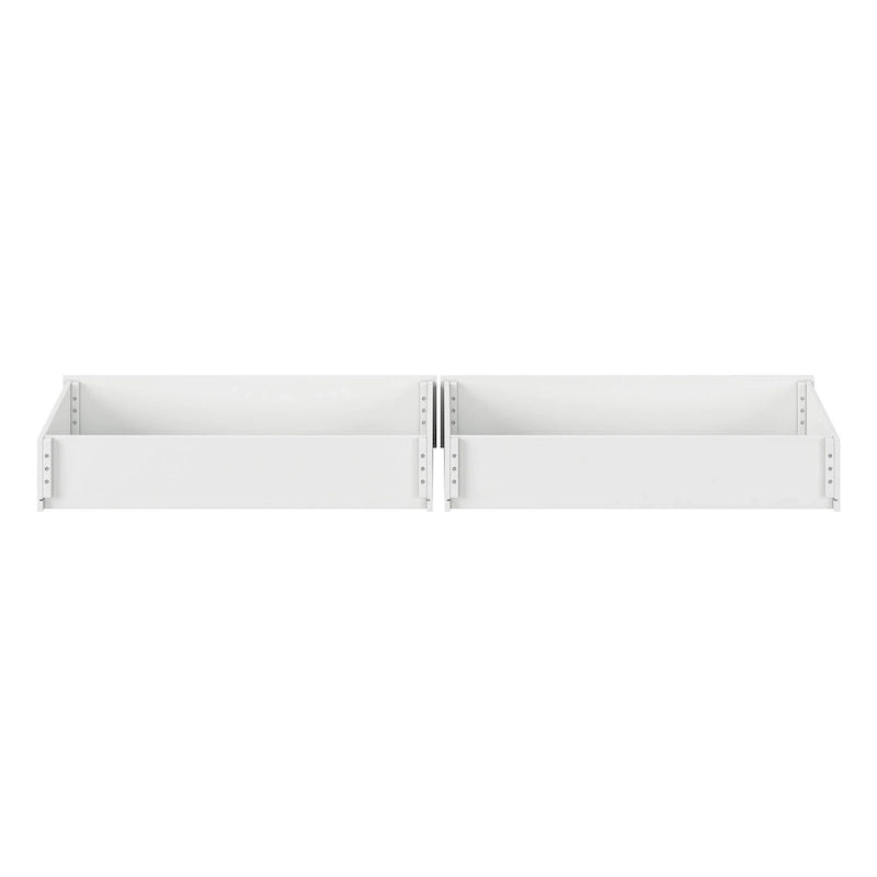 Queen-King-Twin XL Mid-Century Modern Unterbett-Schubladen