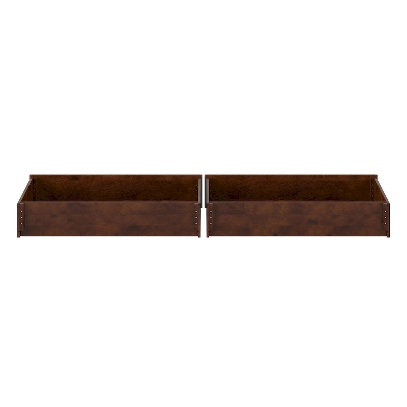 Queen-King-Twin XL Mid-Century Modern Unterbett-Schubladen