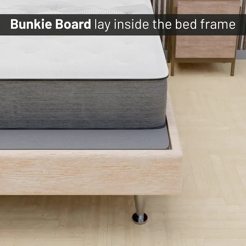 1,5-Zoll geteiltes Bunkie Board für Matratzenunterstützung Grau