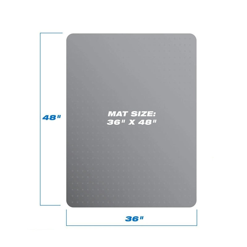 36x48 PVC-Bodenschutzmatte für Teppichböden