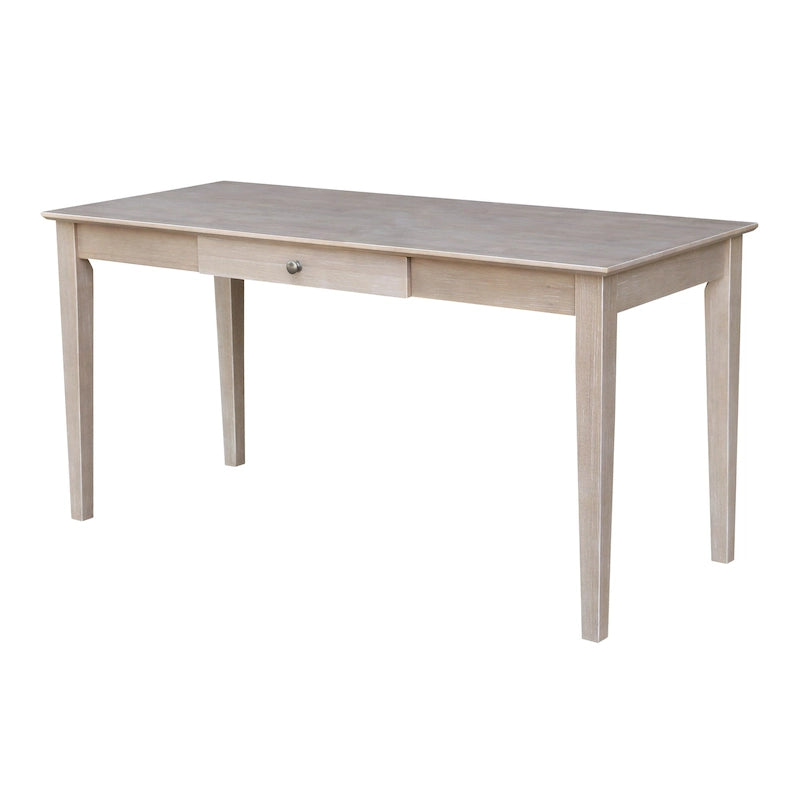 Massivholz-Schreibtisch mit einer Schublade, 60 Zoll