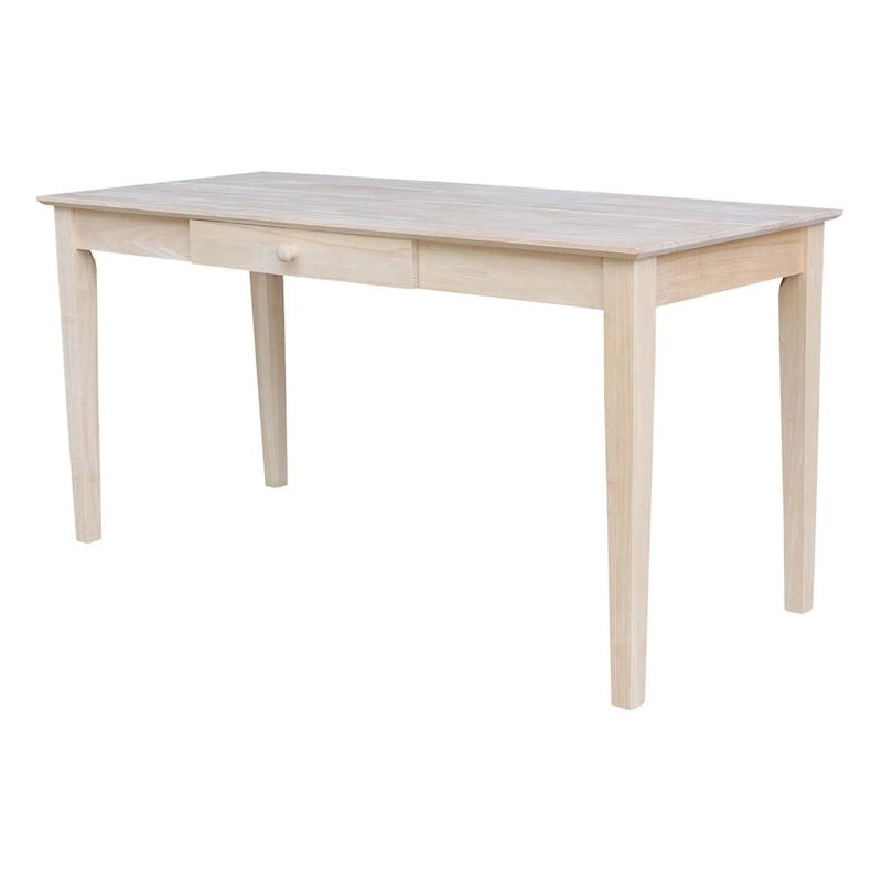 Massivholz-Schreibtisch mit einer Schublade, 60 Zoll