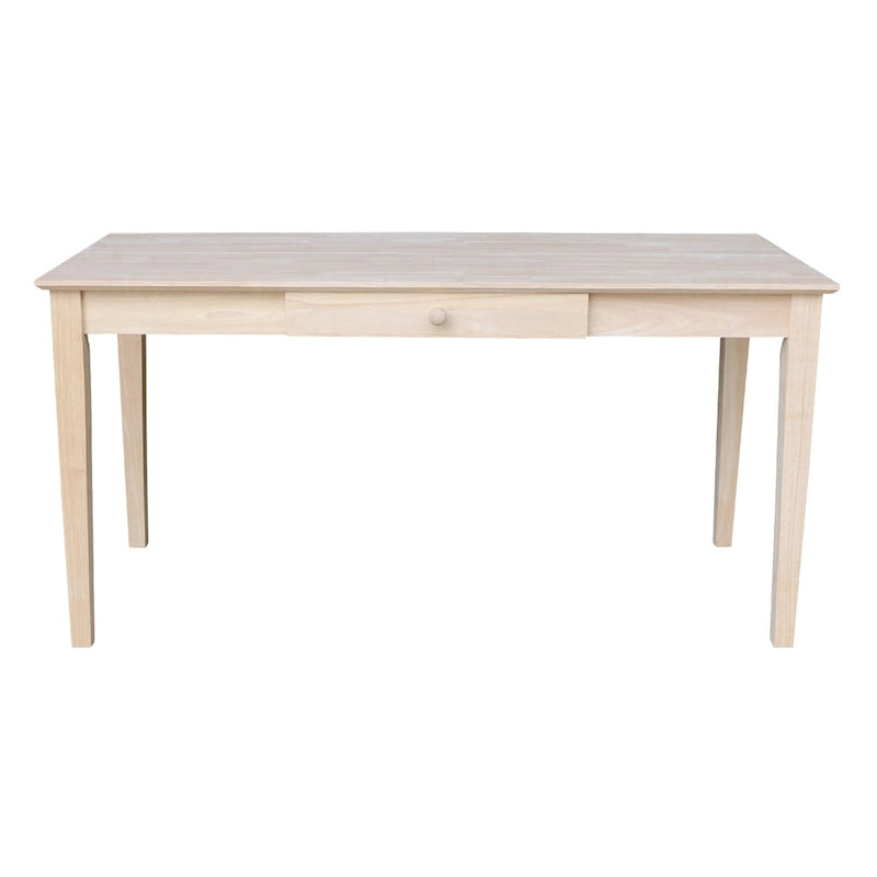 Massivholz-Schreibtisch mit einer Schublade, 60 Zoll