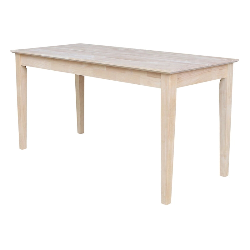 Massivholz-Schreibtisch mit einer Schublade, 60 Zoll
