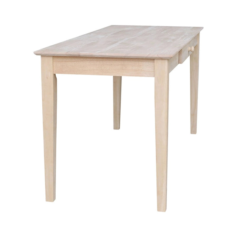 Massivholz-Schreibtisch mit einer Schublade, 60 Zoll