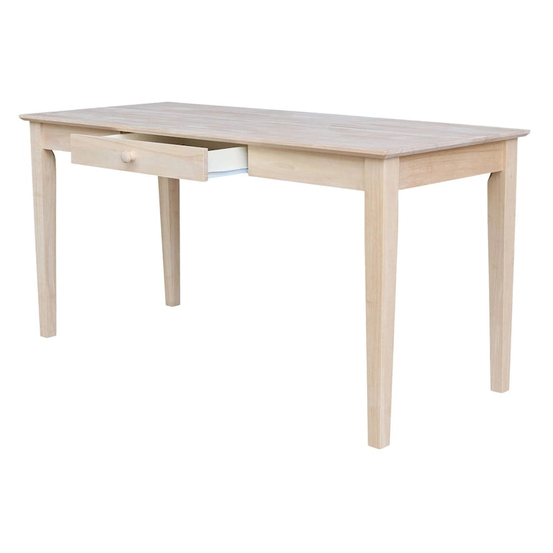 Massivholz-Schreibtisch mit einer Schublade, 60 Zoll