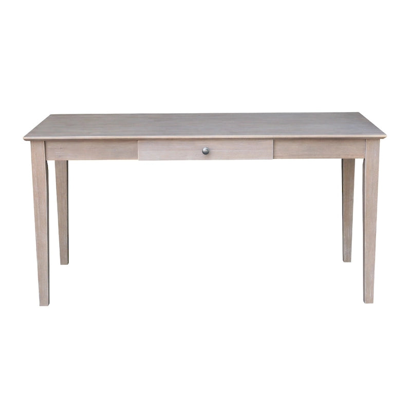 Massivholz-Schreibtisch mit einer Schublade, 60 Zoll