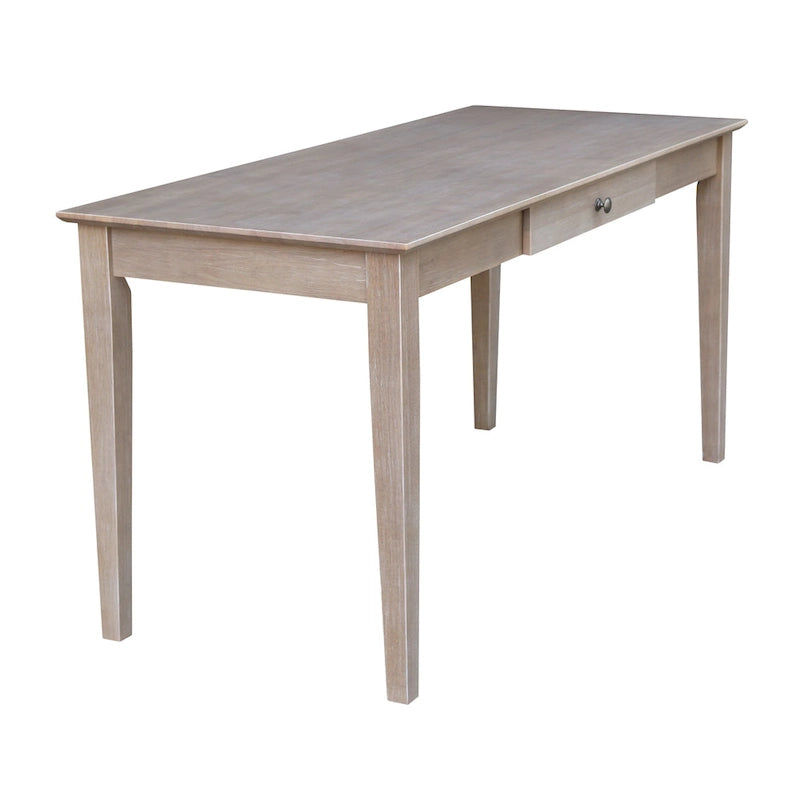 Massivholz-Schreibtisch mit einer Schublade, 60 Zoll