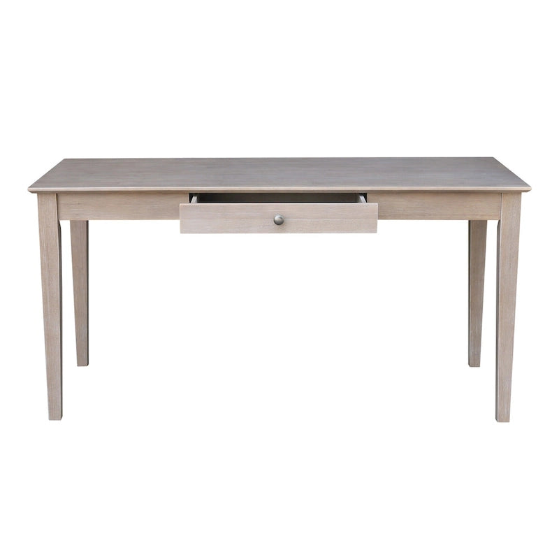 Massivholz-Schreibtisch mit einer Schublade, 60 Zoll