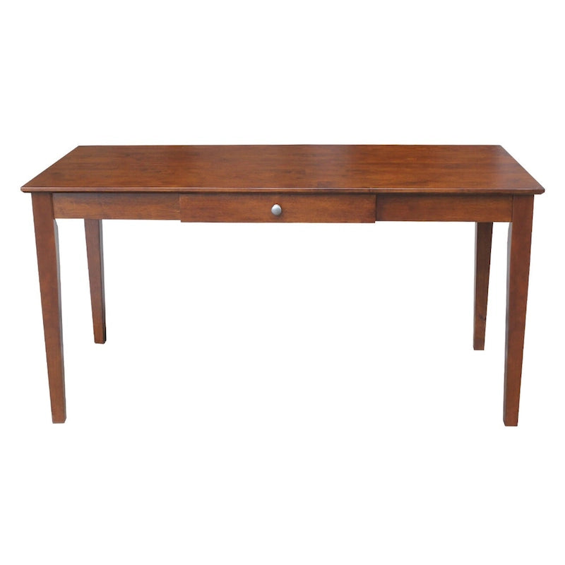 Massivholz-Schreibtisch mit einer Schublade, 60 Zoll