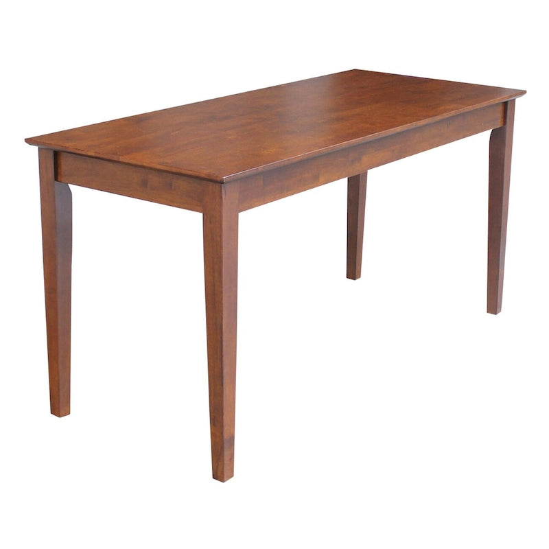 Massivholz-Schreibtisch mit einer Schublade, 60 Zoll