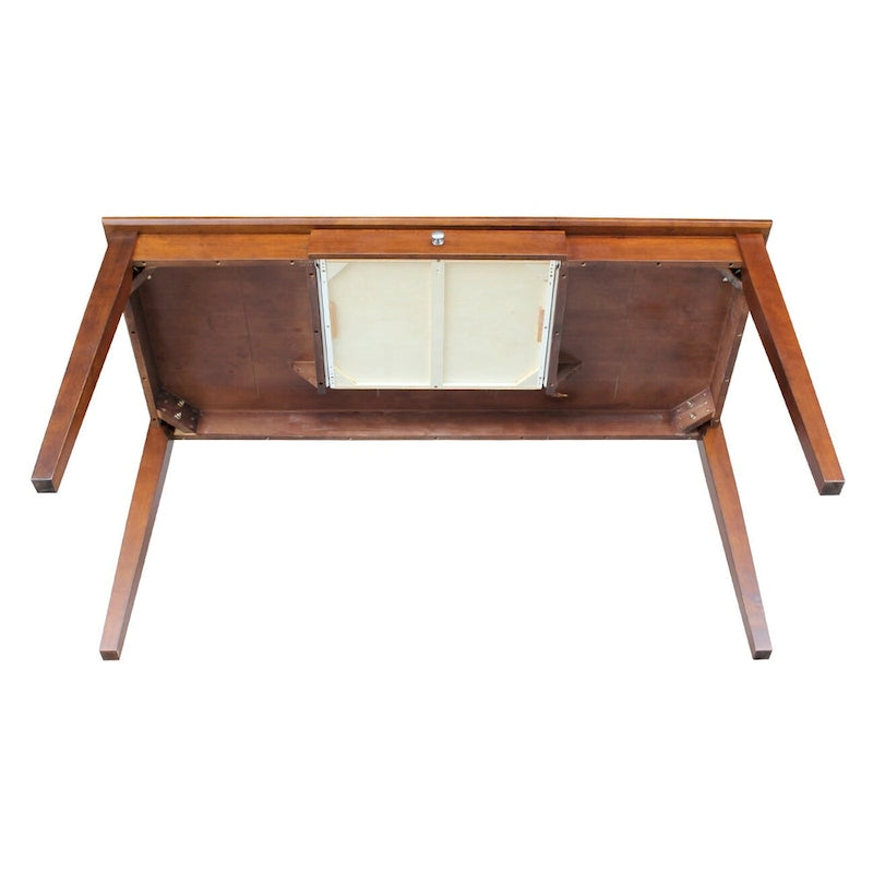 Massivholz-Schreibtisch mit einer Schublade, 60 Zoll