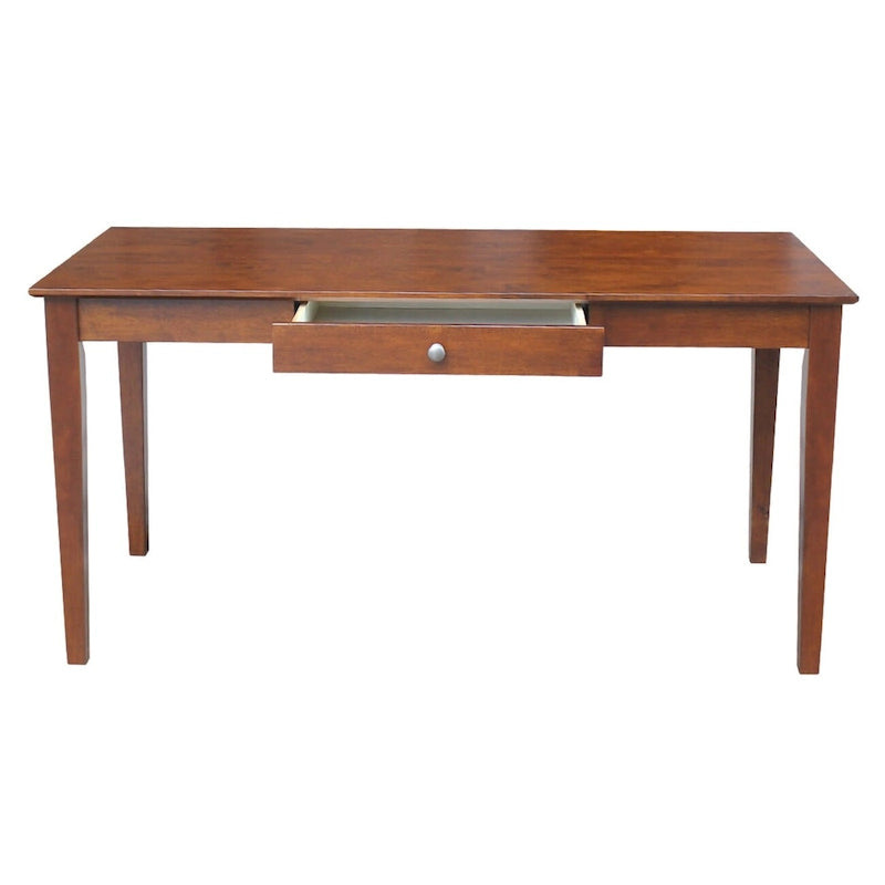 Massivholz-Schreibtisch mit einer Schublade, 60 Zoll