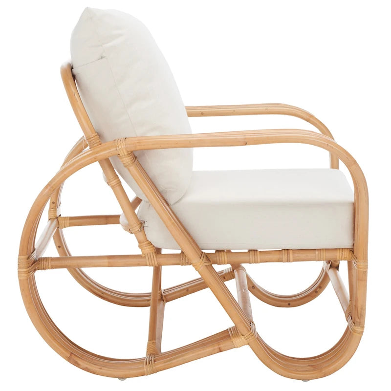 Rattan-Sessel mit Kissen 30B x 33T x 29H
