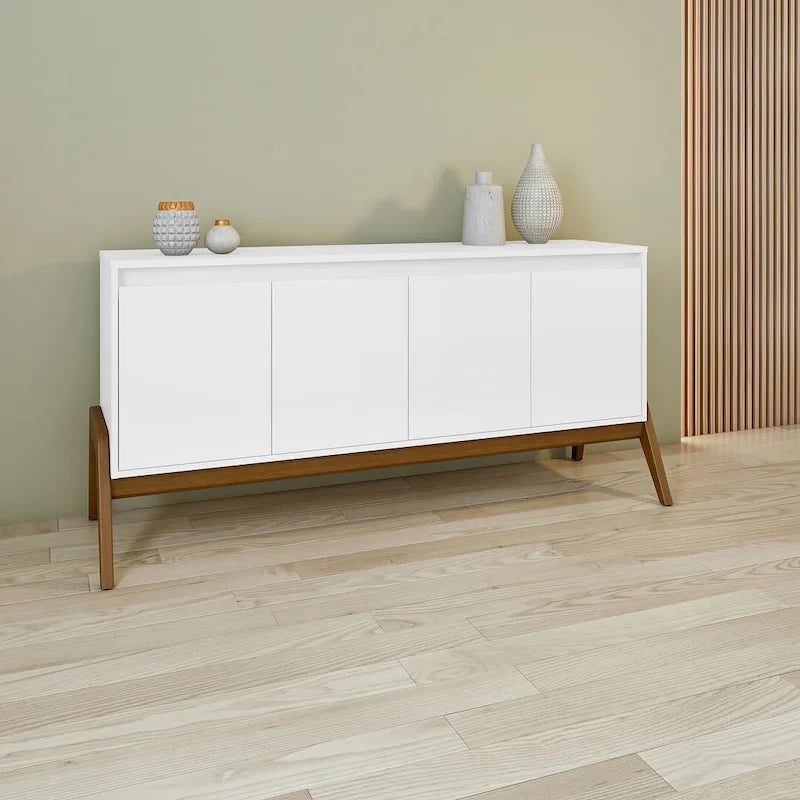 Mid-Century Modern Sideboard Buffet mit Soft-Close Türen