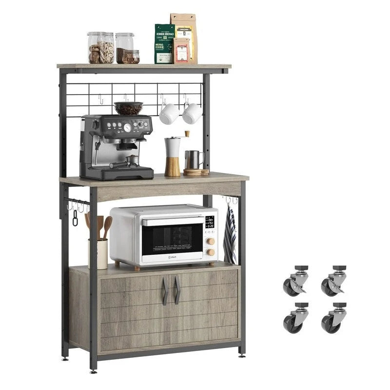 Industrielles Rollregal für Kaffeebars – 14,57 T x 31,5 B x 45,2 H